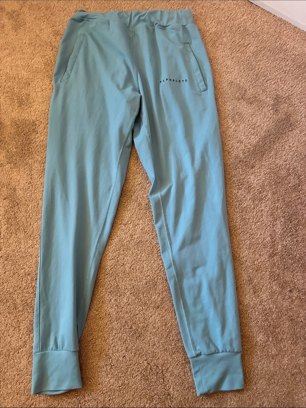 Alphalete Infinity Tech Pro-Elite Joggers Blue Athletic Pants Men's size M